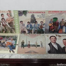 Discos de vinilo: 6 LPS LOS MARISMEÑOS,LOS ROCIEROS Y LOS ROMEROS DE LA PUEBLA. Lote 226139450