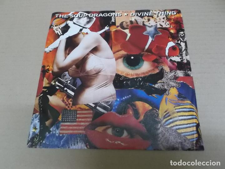 Discos de vinilo: THE SOUP DRAGONS (SINGLE) DIVINE THING A&Ntilde;O 1992 - Foto 1