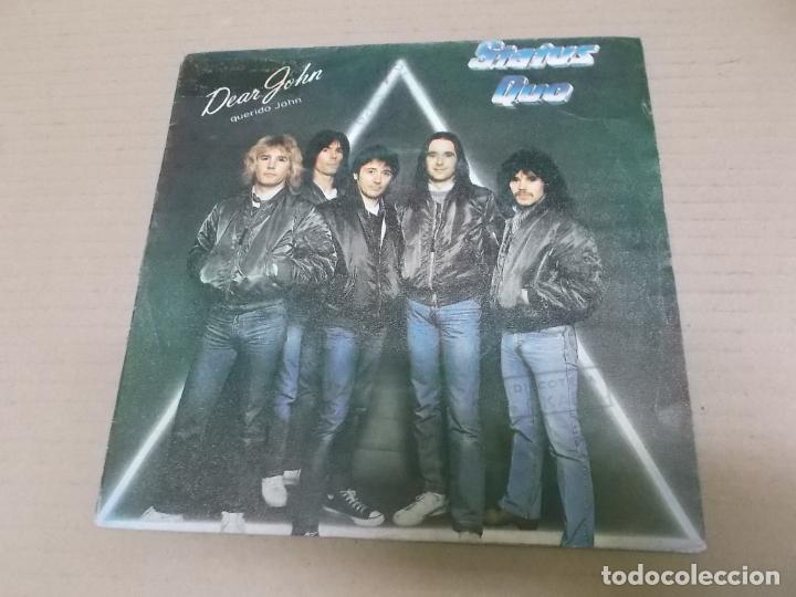 Discos de vinilo: STATUS QUO (SINGLE) DEAR JOHN A&Ntilde;O 1982 - Foto 1