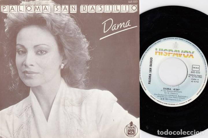 Discos de vinilo: PALOMA SAN BASILIO - DAMA - SINGLE DE VINILO - Foto 1