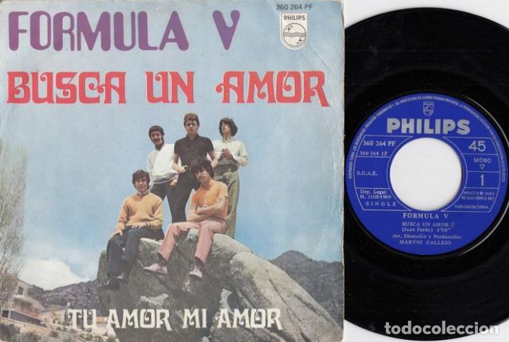 Discos de vinilo: FORMULA - BUSCA UN AMOR - SINGLE DE VINILO - Foto 1