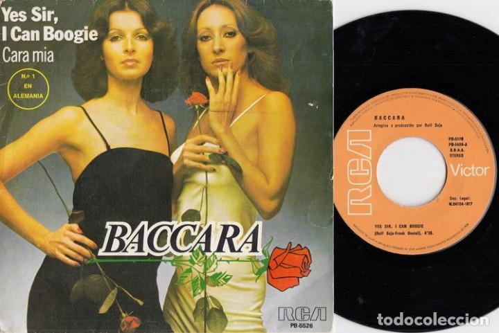 Discos de vinilo: BACCARA - YES SIR, I CAN BOOGIE - SINGLE DE VINILO