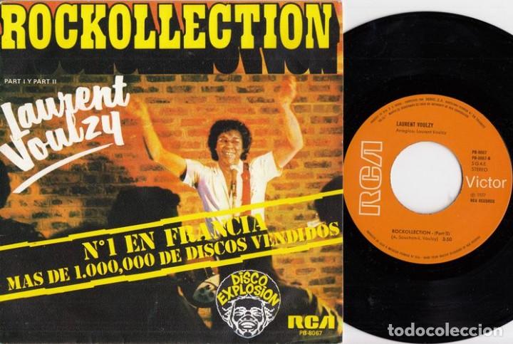 Discos de vinilo: LAURENT VOULZY - ROCKOLLECTION - SINGLE DE VINILO - Foto 1