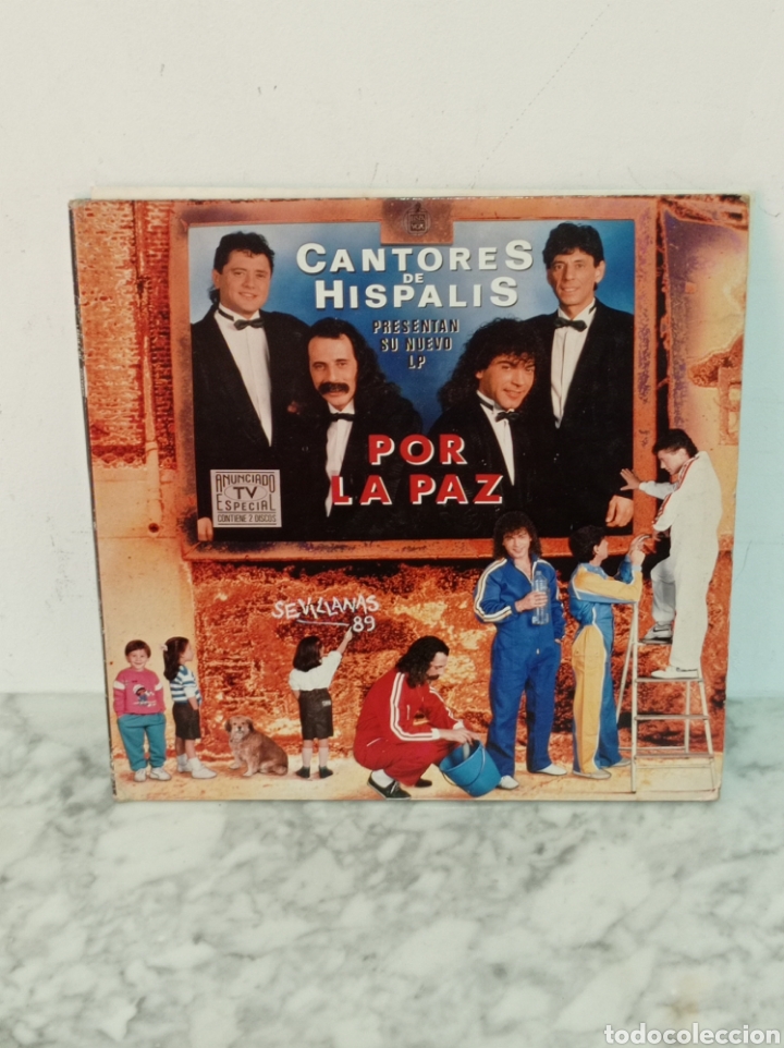 Discos de vinilo: DOBLE LP CANTORES DE HISPALIS - Foto 1