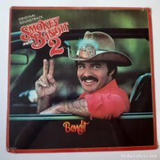 Discos de vinilo: VUELVEN LOS CARADURAS (SMOKEY AND THE BANDIT 2) - BANDA SONORA - USA LP 1980- PRECINTADO.. Lote 226266095