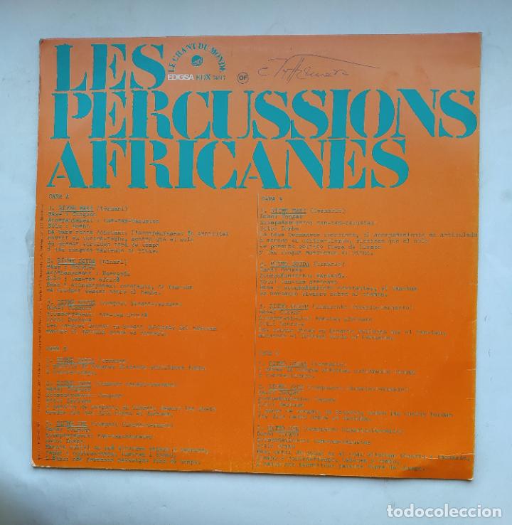 Discos de vinilo: Guem - Les Percussions Africanes (Las Percusiones Africanas. LP. TDKDA77 - Foto 2