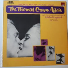 Discos de vinilo: EL CASO DE THOMAS CROWN (THE THOMAS BROWN AFFAIR) - BANDA SONORA - UK LP 1971- VINILO COMO NUEVO.. Lote 226271555