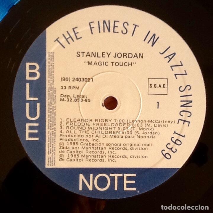 Discos de vinilo: STANLEY JORDAN : MAGIC TOUCH [BLUE NOTE - ESP 1985] LP - Foto 3