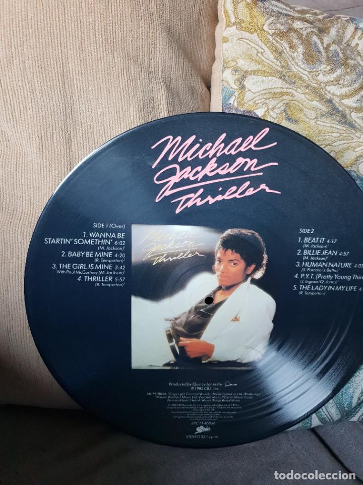 Discos de vinilo: MICHAEL JACKSON LP VINILO PICTURE DISC THRILLER - Foto 2