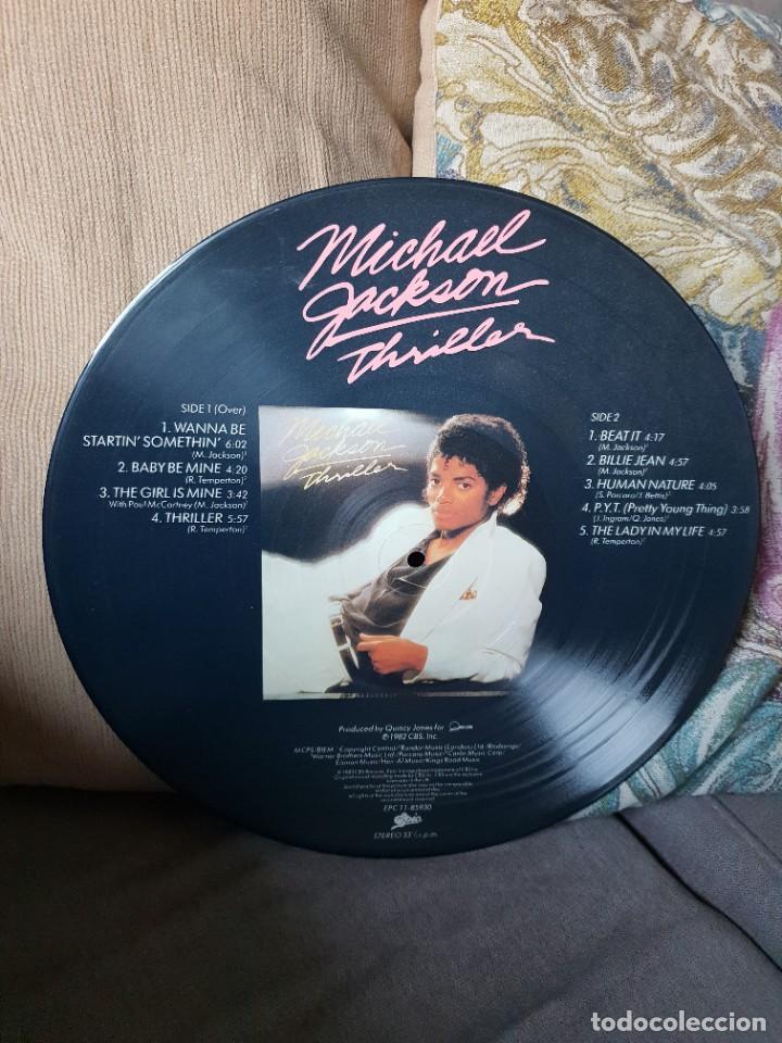 Discos de vinilo: MICHAEL JACKSON LP VINILO PICTURE DISC THRILLER - Foto 3