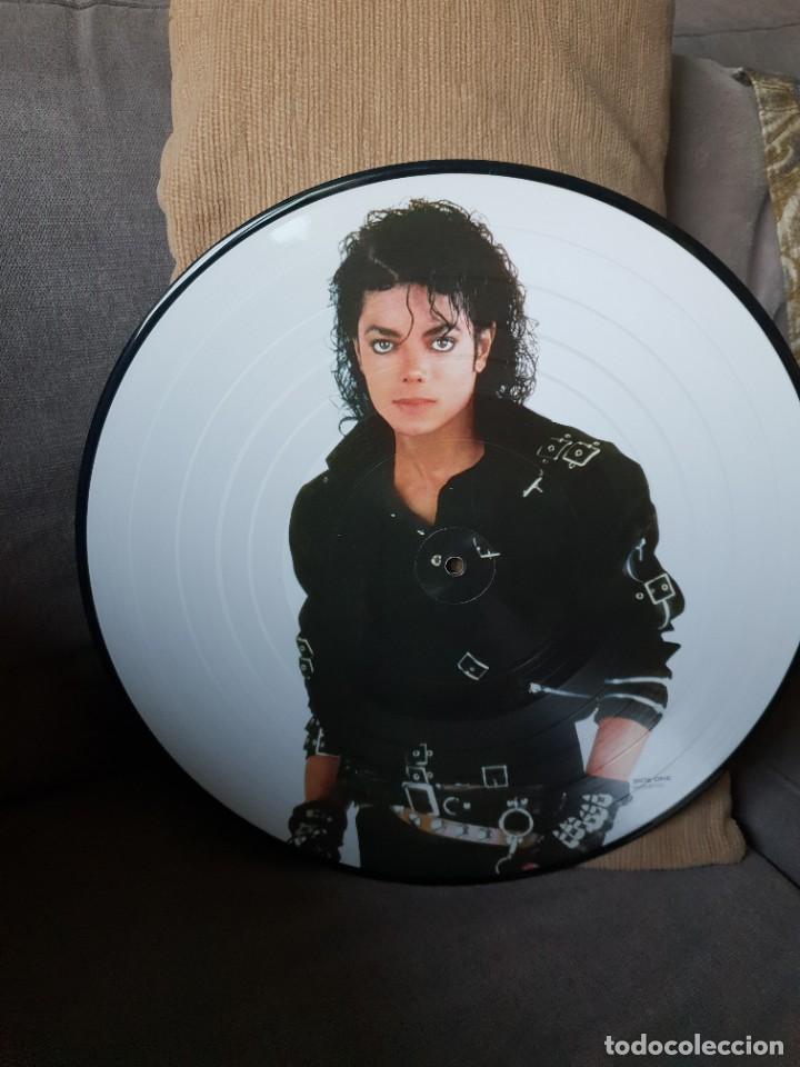 Discos de vinilo: MICHAEL JACKSON LP VINILO PICTURE DISC BAD - Foto 1