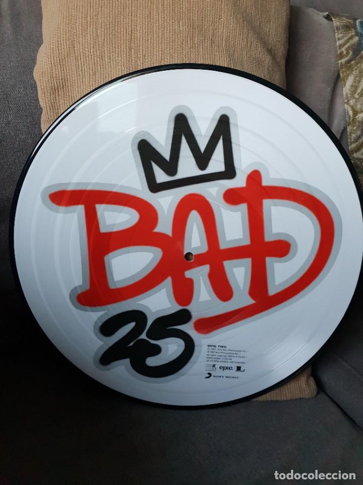 Discos de vinilo: MICHAEL JACKSON LP VINILO PICTURE DISC BAD - Foto 3
