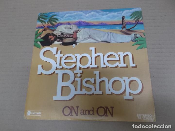 Discos de vinilo: STEPHEN BISHOP (SINGLE) ON AND ON A&Ntilde;O 1977 - Foto 1