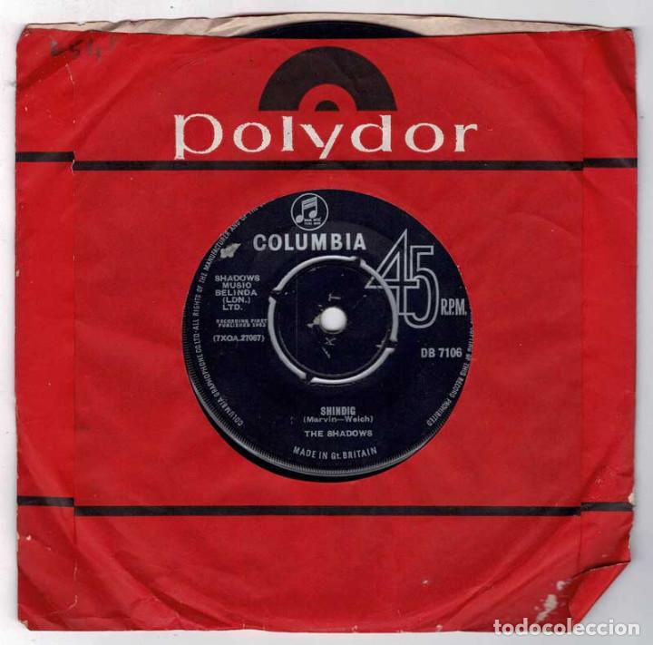 Discos de vinilo: The Shadows - Shindig. Its been a blue day. Single - Foto 2