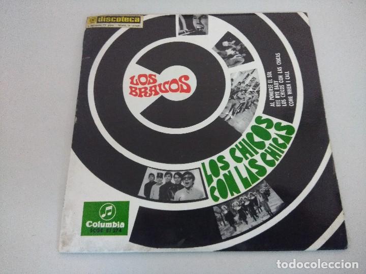 Discos de vinilo: SINGLE LOS BRAVOS/LOS CHICOS CON LAS CHICAS. - Foto 1