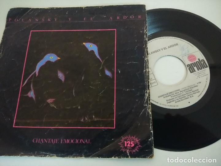 Discos de vinilo: SINGLE/POLANSKY E Y EL ARDOR/CHANTAJE EMOCIONAL. - Foto 2
