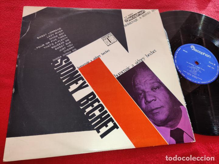 Discos de vinilo: HOMENAJE A SIDNEY BECHET LP 1966 Discophon ESPA&Ntilde;A SPAIN - Foto 1
