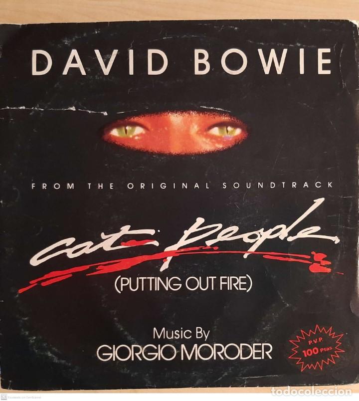 Discos de vinilo: David Bowie &lrm;&ndash; Cat People (Putting Out Fire) - Foto 1