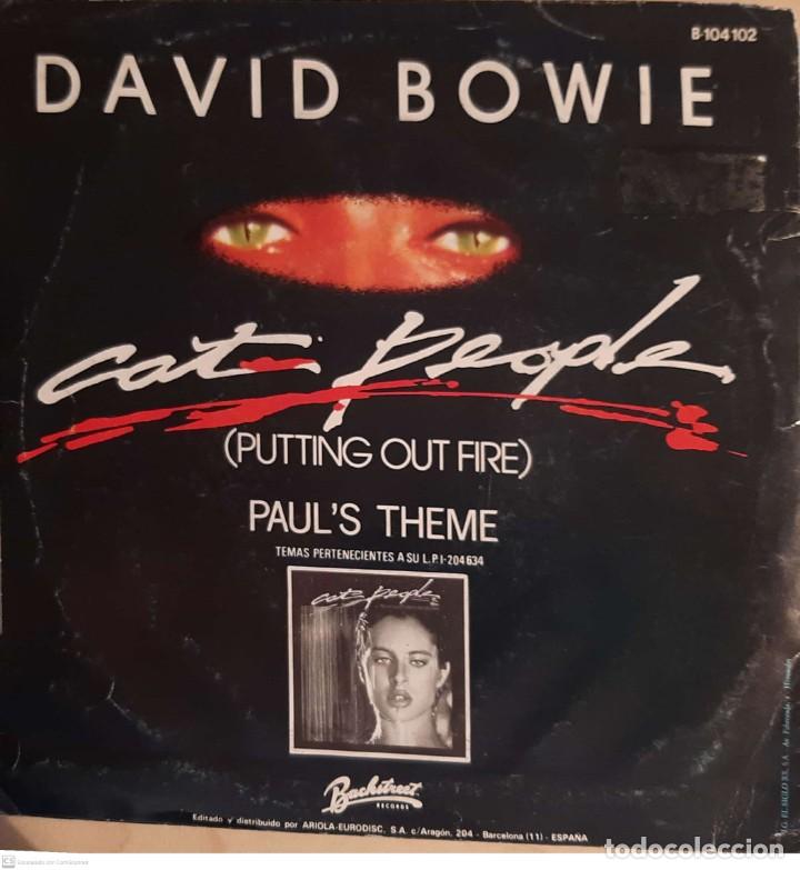 Discos de vinilo: David Bowie &lrm;&ndash; Cat People (Putting Out Fire) - Foto 2