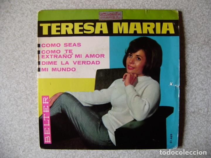Discos de vinilo: TERESA MARIA.COMO SEAS + 3 - Foto 1
