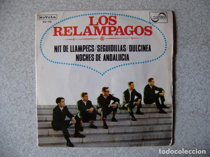 Discos de vinilo: LOS RELAMPAGOS.NIT DE LLAMPECS + 3 - Foto 1