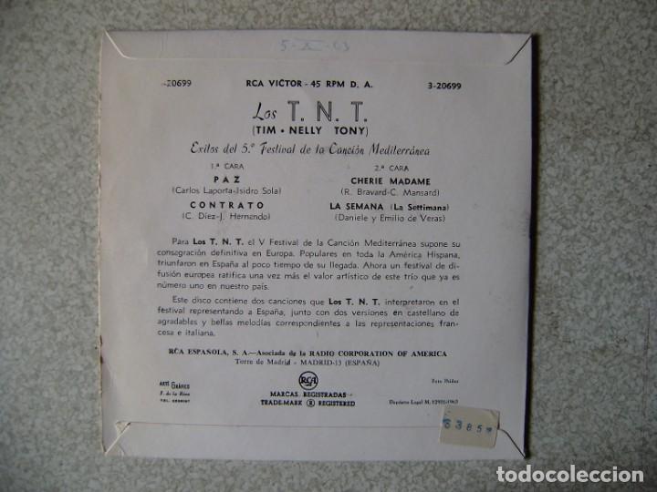 Discos de vinilo: LOS TNT.PAZ + 3...EX - Foto 2