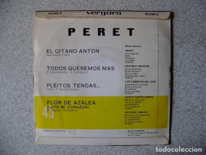 Discos de vinilo: PERET.EL GITANO ANTON.+ 3...EX+ - Foto 2