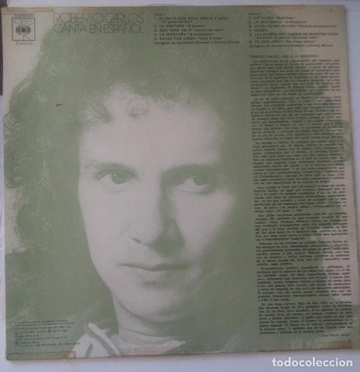 Discos de vinilo: ROBERTO CARLOS-CANTA EN ESPA&Ntilde;OL # - Foto 2