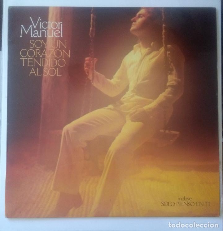 Discos de vinilo: VICTOR MANUEL-SOY UN CORAZON TENDIDO AL SOL # - Foto 1