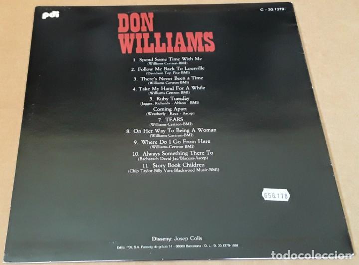 Discos de vinilo: LP - DON WILLIAMS - Foto 2