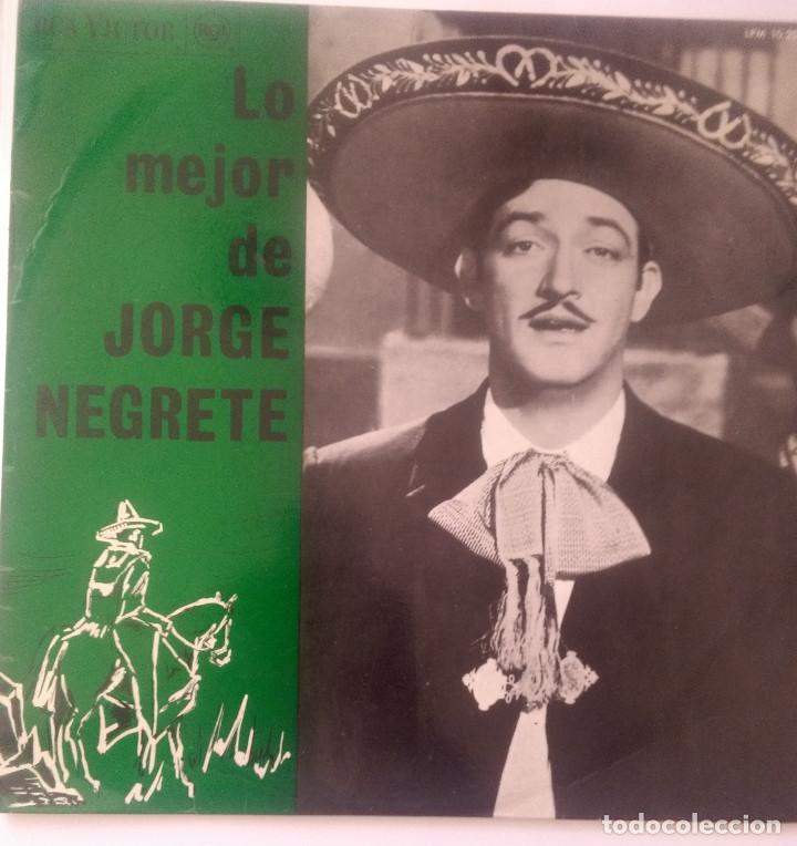 Discos de vinilo: LO MEJOR DE JORGE NEGRETE# - Foto 1