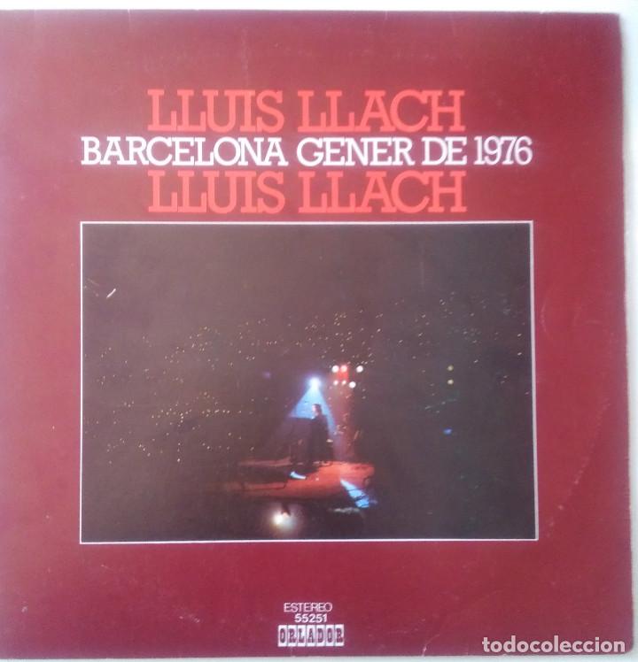 Discos de vinilo: LLUIS LLACH-BARCELONA GENER DE 1976 # - Foto 1