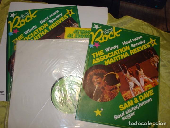 Discos de vinilo: LAS GRANDES ESTRELLAS DEL ROCK N&ordm; 3. LP + FASCICULO + CARTON DE PRESENTACION