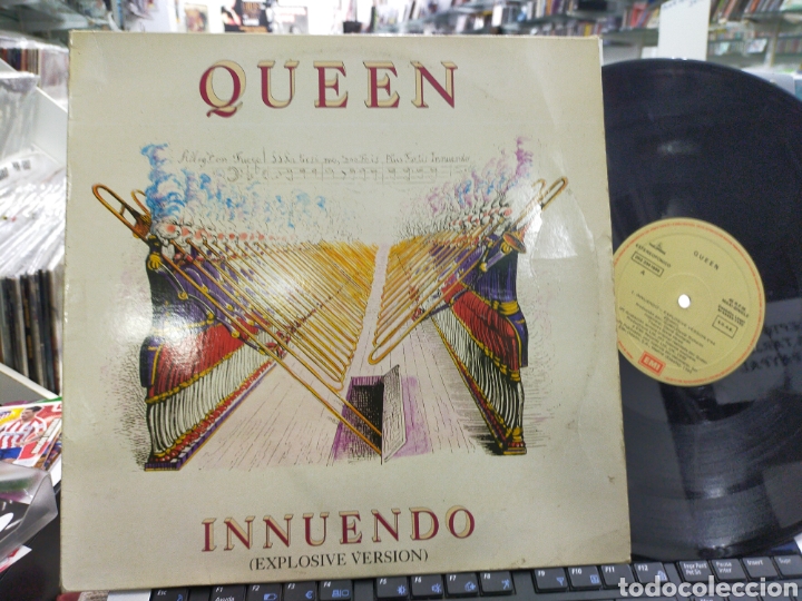 Discos de vinilo: Queen maxi innuendo explosive versi&oacute;n Espa&ntilde;a 1990 - Foto 1