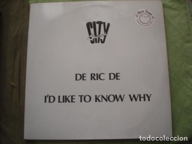 Discos de vinilo: De Ric De Id Like To Know Why - Foto 1