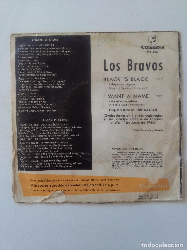 Discos de vinilo: LOS BRAVOS-BLACK IS BLACK # - Foto 2