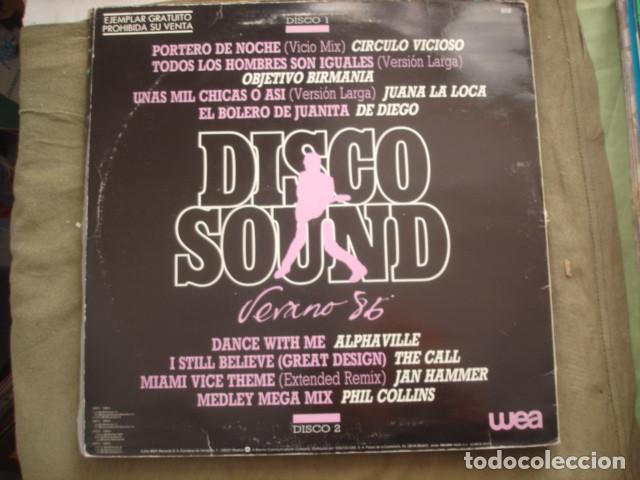 Discos de vinilo: Disco Sound Verano 86 - Foto 2