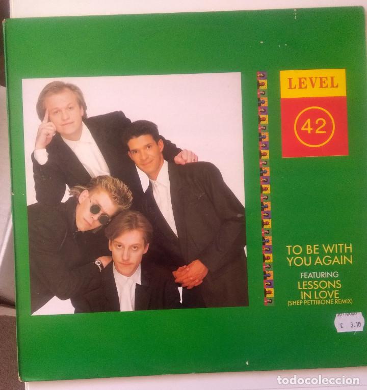 Discos de vinilo: LEVEL 42-TO BE WITH YOU AGAIN #