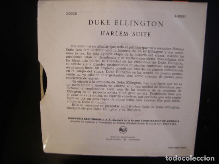 Discos de vinilo: DUKE ELLINGTON- HARLEM SUITE. EP. - Foto 2
