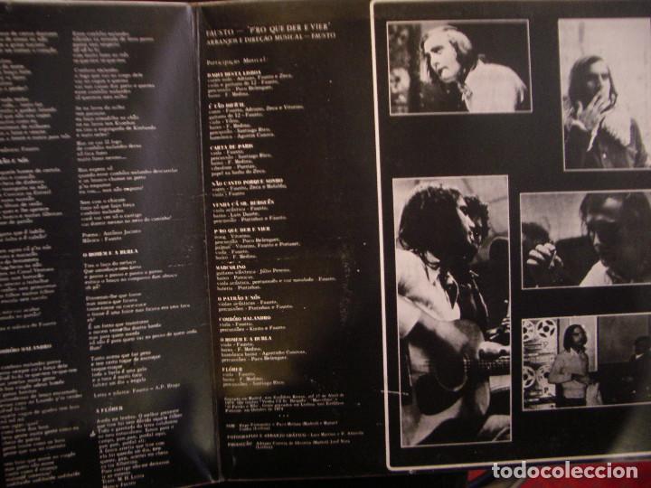 Discos de vinilo: FAUSTO- P&acute;RO QUE DER EVIER. LP. - Foto 3
