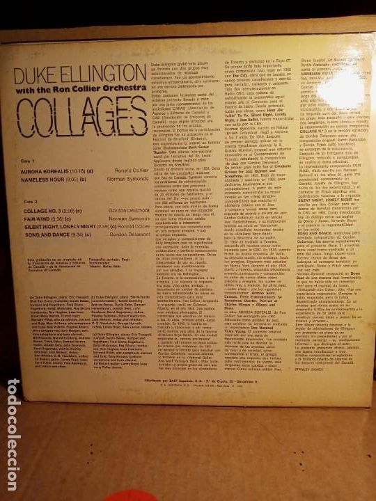 Discos de vinilo: DUKE ELLINGTON - COLLAGES . - Foto 3