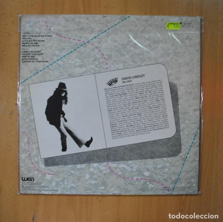 Discos de vinilo: DAVID LINDLEY - MR. DAVE - LP - Foto 2