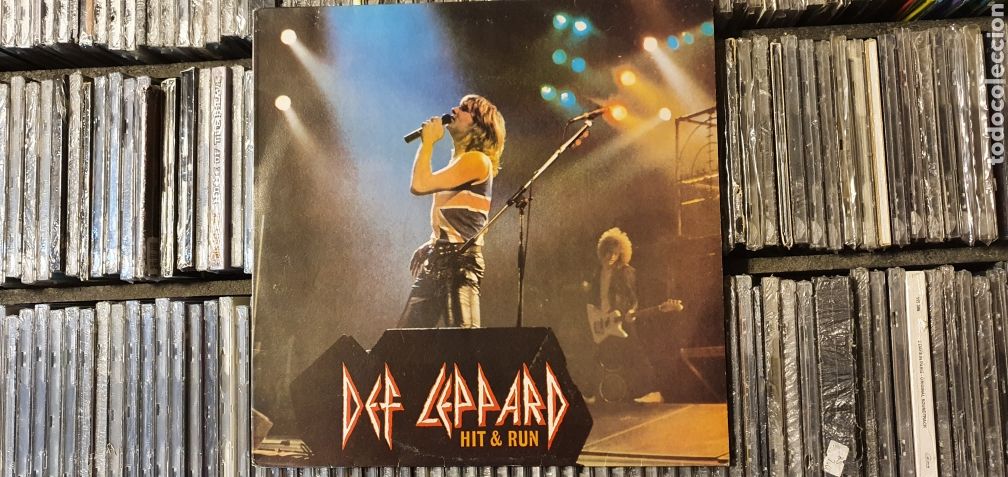 Discos de vinilo: DEEF LEPPARD Hit & run - Foto 1