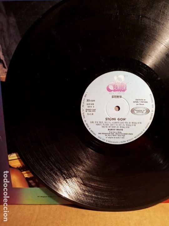 Discos de vinilo: BARRY WHITE - STONE GON - Foto 4