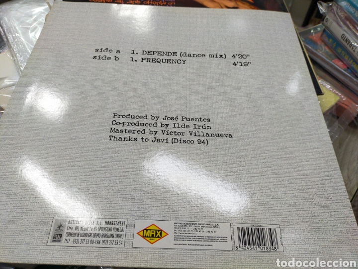Discos de vinilo: Jarabe latino maxi depende 1998 espa&ntilde;a - Foto 2