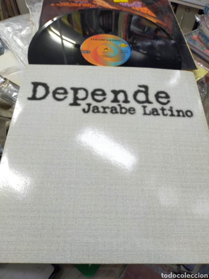 Discos de vinilo: Jarabe latino maxi depende 1998 espa&ntilde;a - Foto 1