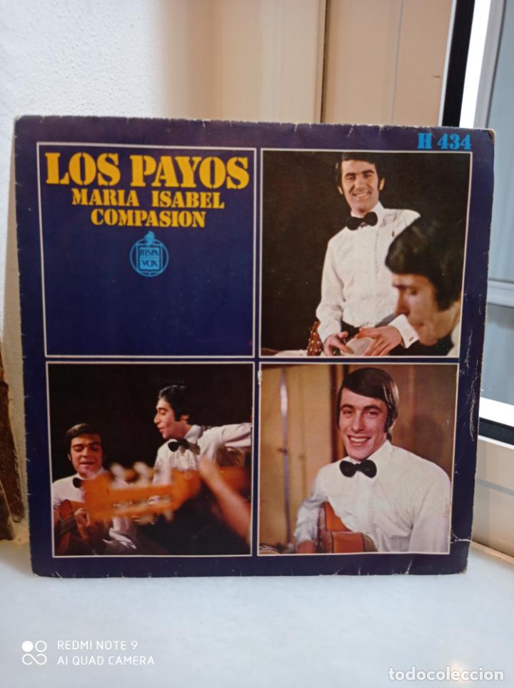 Discos de vinilo: SINGLE LOS PAYOS. MARIA ISABEL - COMPASION. - Foto 1