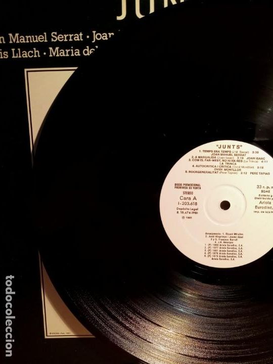 Discos de vinilo: JUNTS - VARIS . - Foto 2