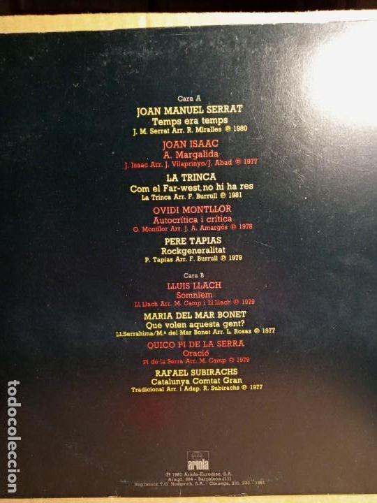Discos de vinilo: JUNTS - VARIS . - Foto 3