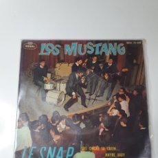 Discos de vinilo: LOS MUSTANG - LE SNAP/LAS CHICAS SE CREEN.../MAYBE BABY/LA PALABRA FINAL, REGAL 1964.. Lote 226949795